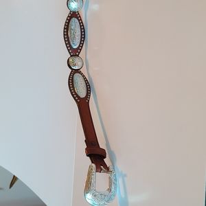 Tony Lama Western cowgirl leather belt. Brand new without tags...stunning